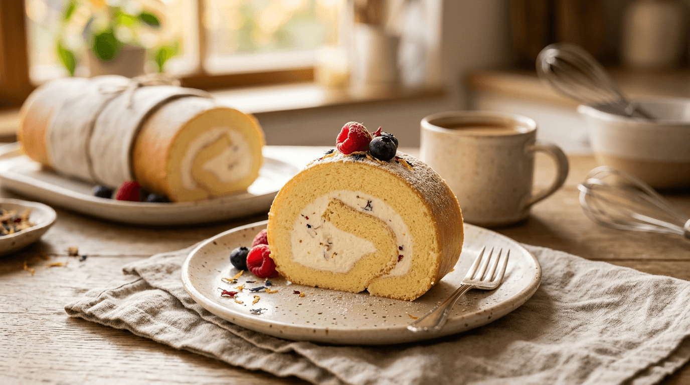 Chiffon Is the Secret to a Roll Cake That Doesn't Crack