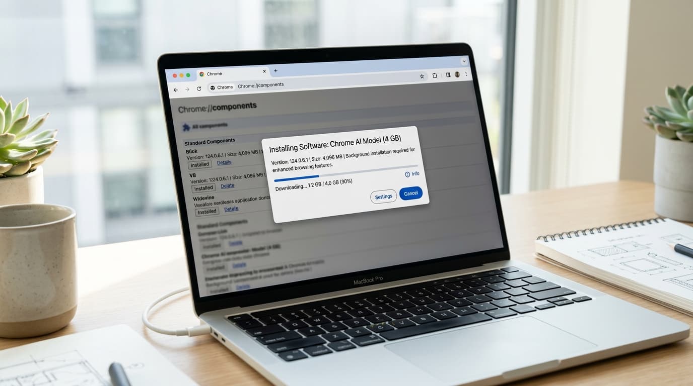 Chrome Installs 4 GB AI Model Without User Consent