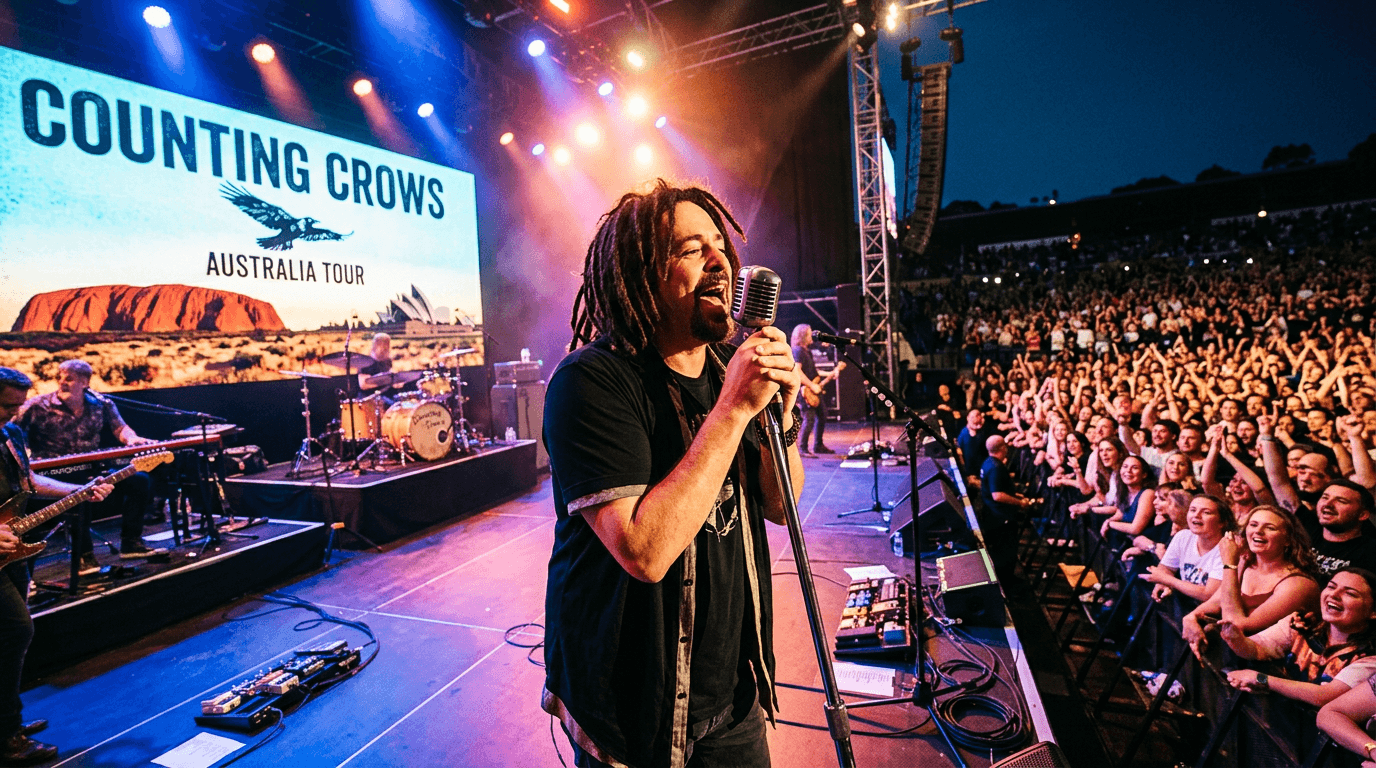 Counting Crows Won't Cancel Australian Tour After Bluesfest