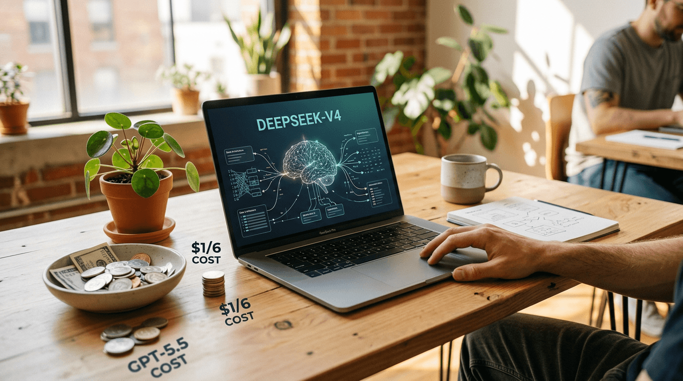 DeepSeek-V4: Frontier AI at 1/6th the Cost of GPT-5.5