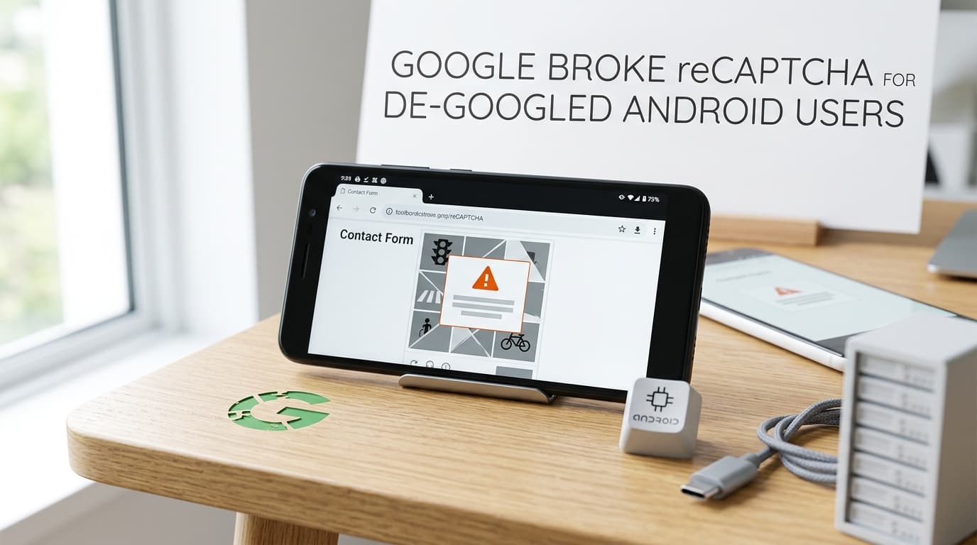 Google Broke reCAPTCHA for De-Googled Android Users