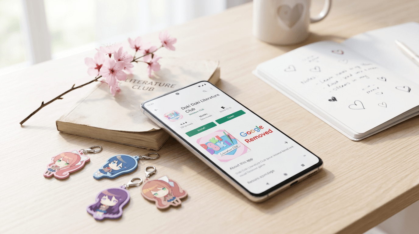 Google Removes Doki Doki Literature Club from Play Store