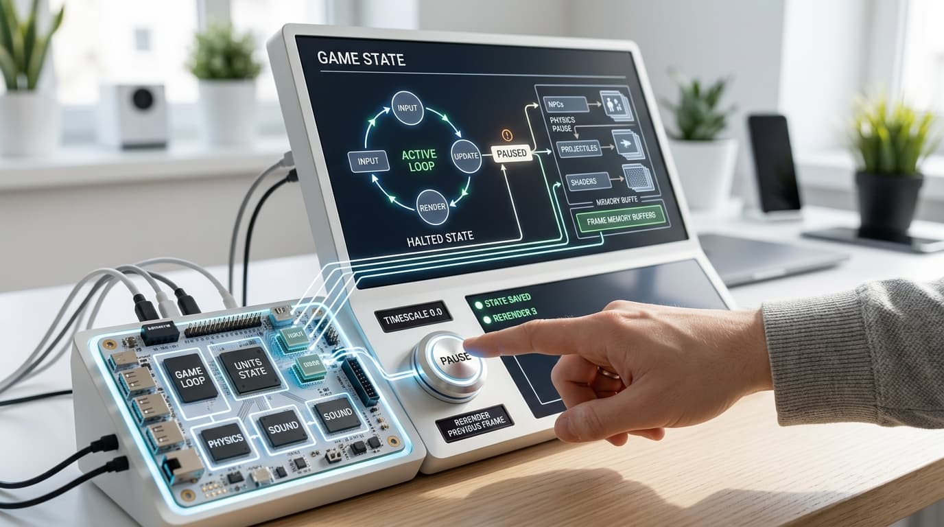 How Game Devs Let You Pause: The Hidden Technical Tricks