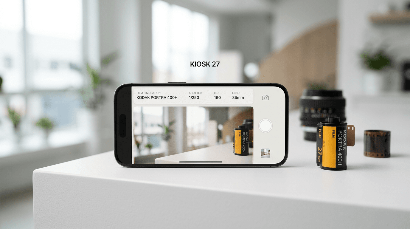 Kiosk 27: iPhone Film Camera App Review & Features