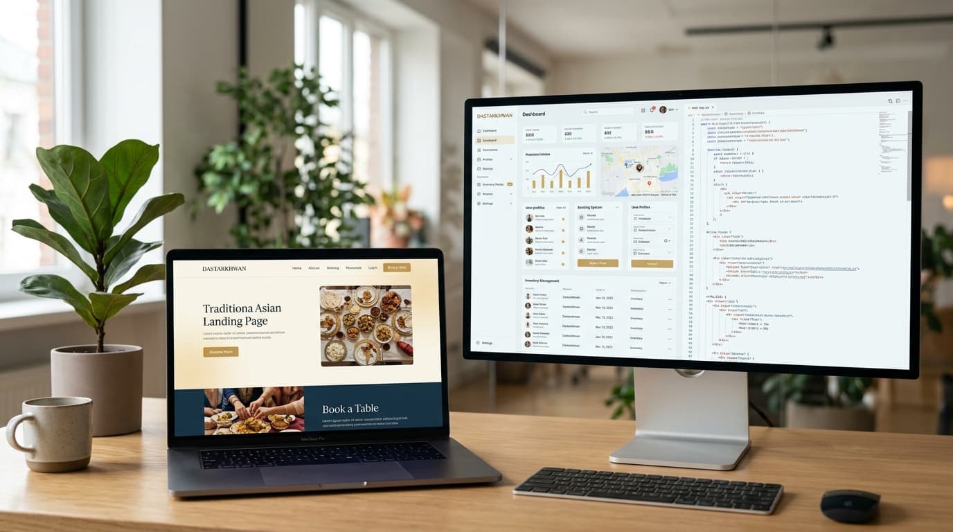 Landing Pages vs Full Web Apps: Dastarkhwan Case Study