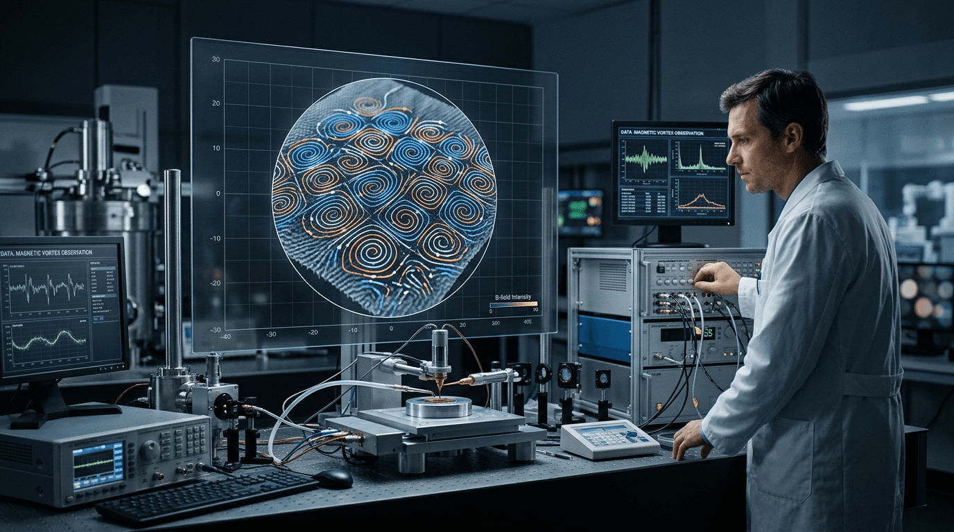 Magnetic Vortices Predicted 50 Years Ago Finally Observed