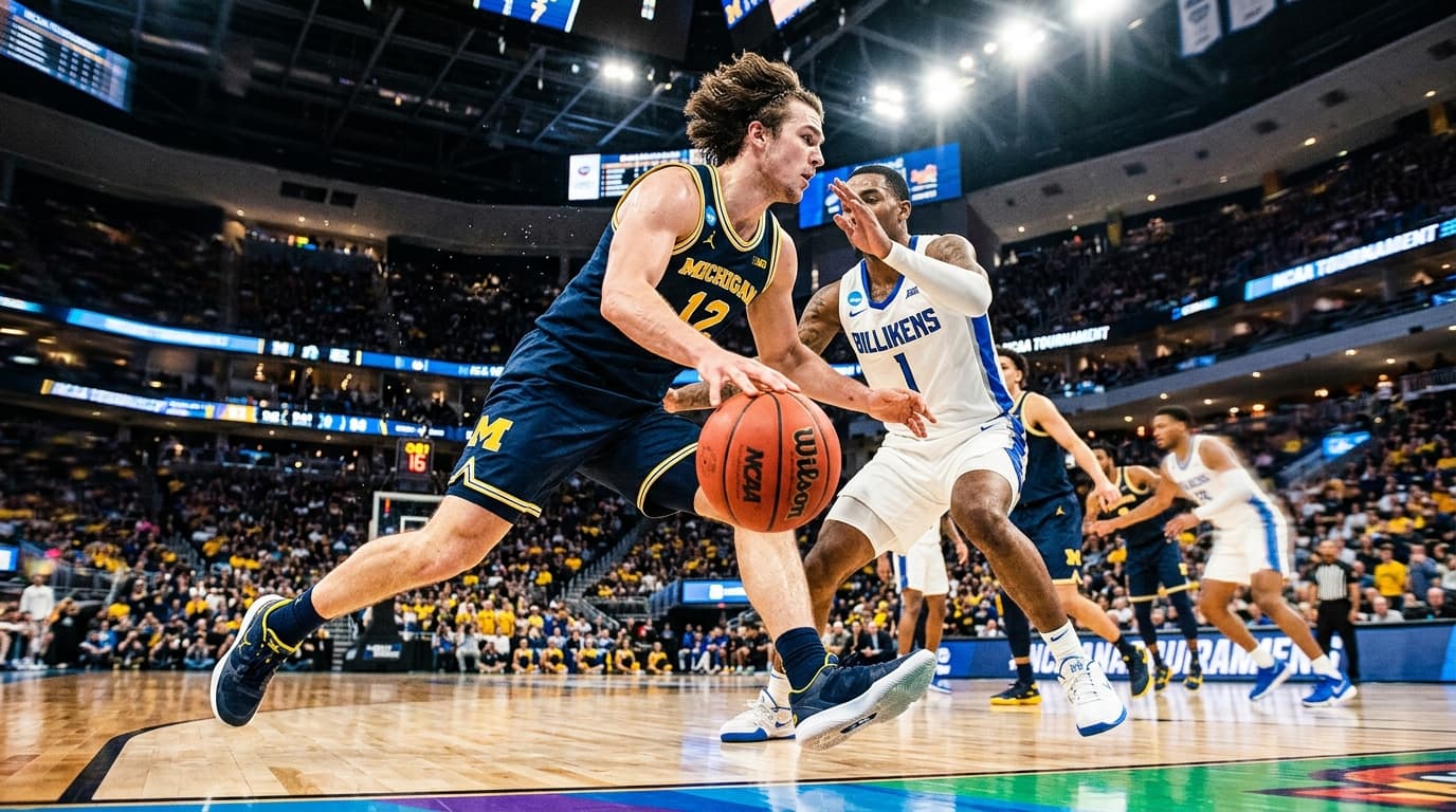 Michigan Handles Saint Louis to Make Sweet 16 Dominance