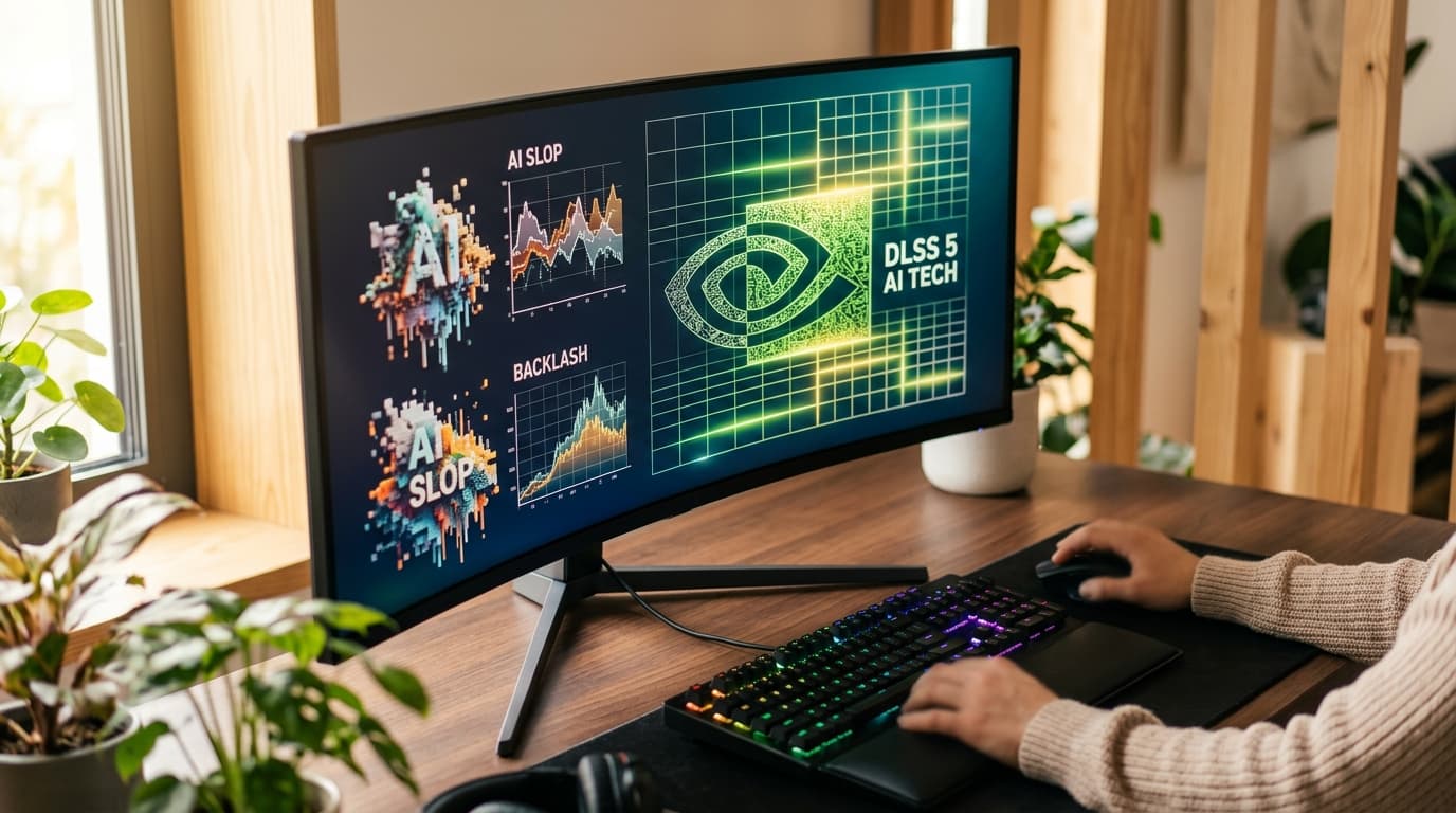 Nvidia DLSS 5 AI Gaming Tech Faces 'AI Slop' Backlash