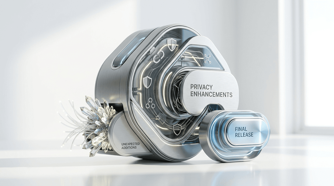 Privacy Enhancements Final Release: Unexpected Additions