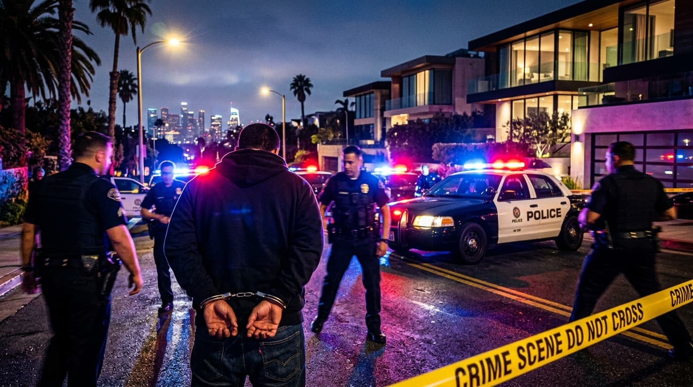 Suspect Arrested in Shooting Near Chris Brown's L.A. Home