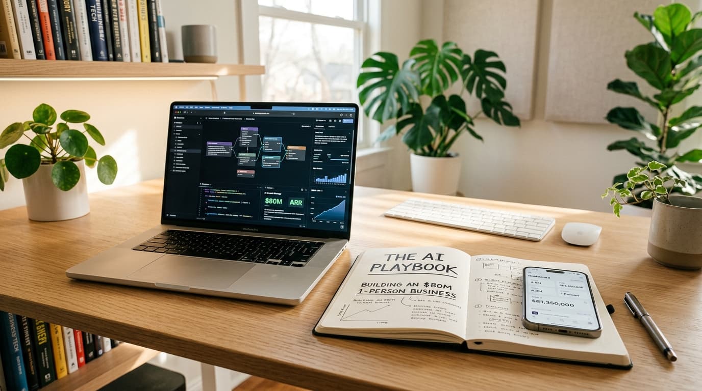 The AI Playbook That Built an $80M 1-Person Business
