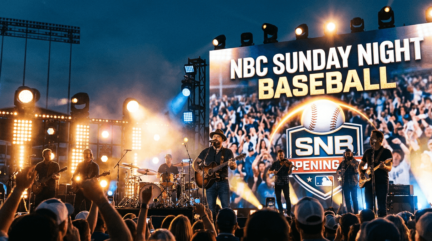 Zac Brown Band NBC Sunday Night Baseball Opening Theme